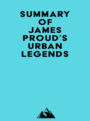 cover image of Summary of James Proud's Urban Legends
